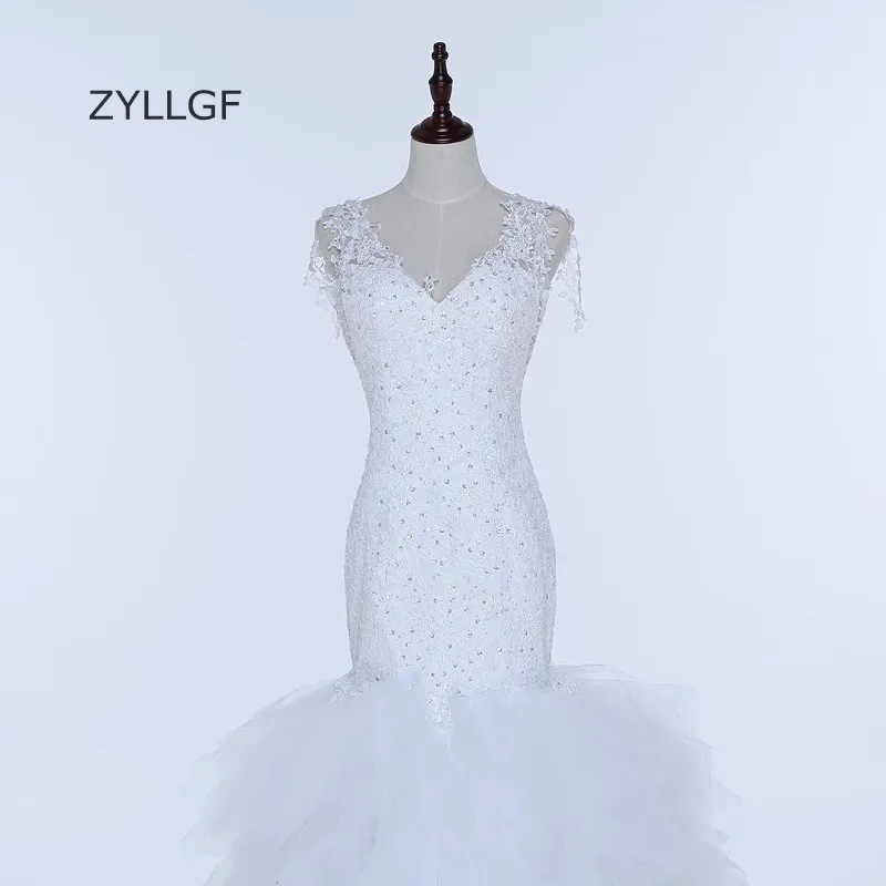 ZYLLGF Vestidos De Boda платье для мамы в греческом стиле кружевное фатиновое Русалочки с