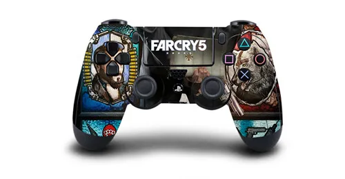 1 шт. Far Cry 5 Farcry PS4 наклейка для кожи виниловая наклейка для sony PS4 playstation 4 Dualshock 4 контроллер наклейка s - Цвет: QBTM0747