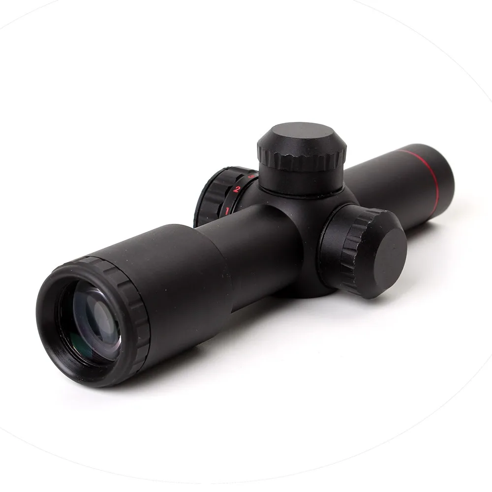 Тактический Ohhunt 4.5x20E компактный охотничий прицел с красной подсветкой из стекла с гравировкой с откидной крышкой для объектива