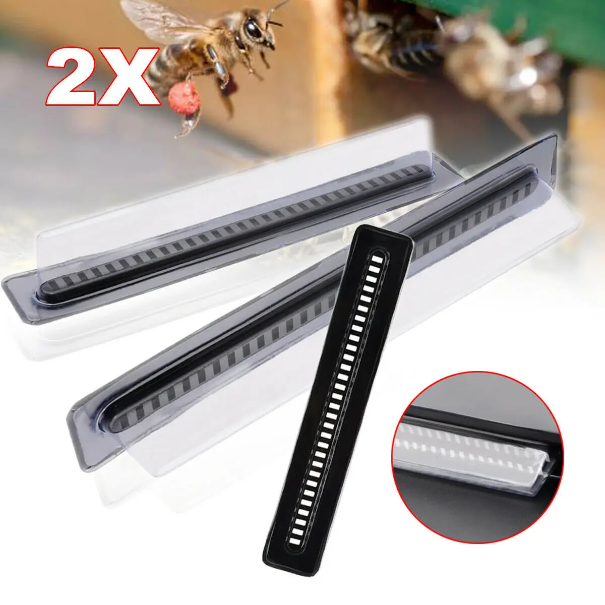 2Pcs Black Bee Hive Beetles Beehive Trap Beekeeping Equipment Tool Safety Graden Supplies | Инструменты