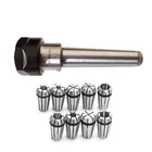 Набор пружинных цанг MT2, MT3, ER16, M12, M10, morse tapper держатель хвостовика, 10 шт., ER16, 3, 4, 5, 6, 7, 8, 9, 10, 14, 18, 1 комплект