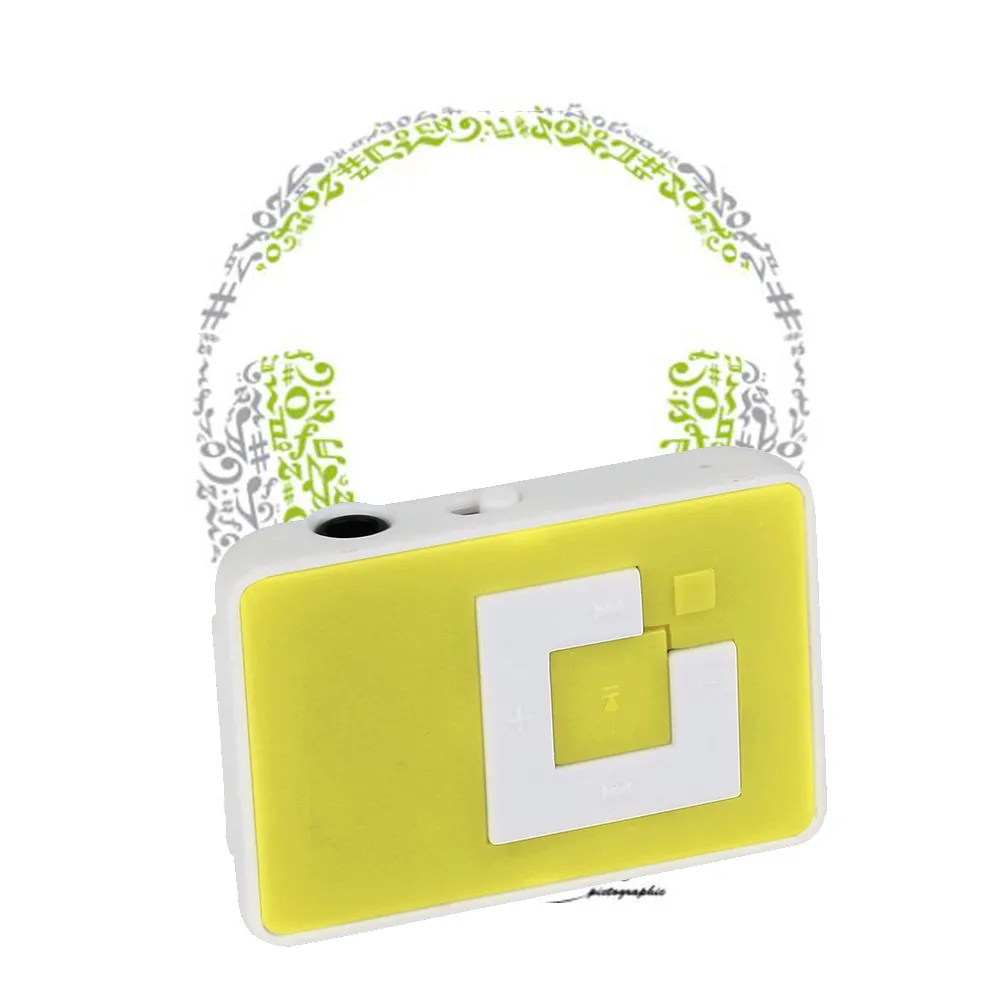 Mp3 плеер с креплением для наушников USB мини mp3 медиаплеер поддержкой карт Micro TF 32 ГБ