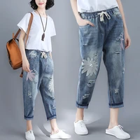 cheap wholesale 2019 new autumn winter hot selling womens fashion casual denim pants mc134