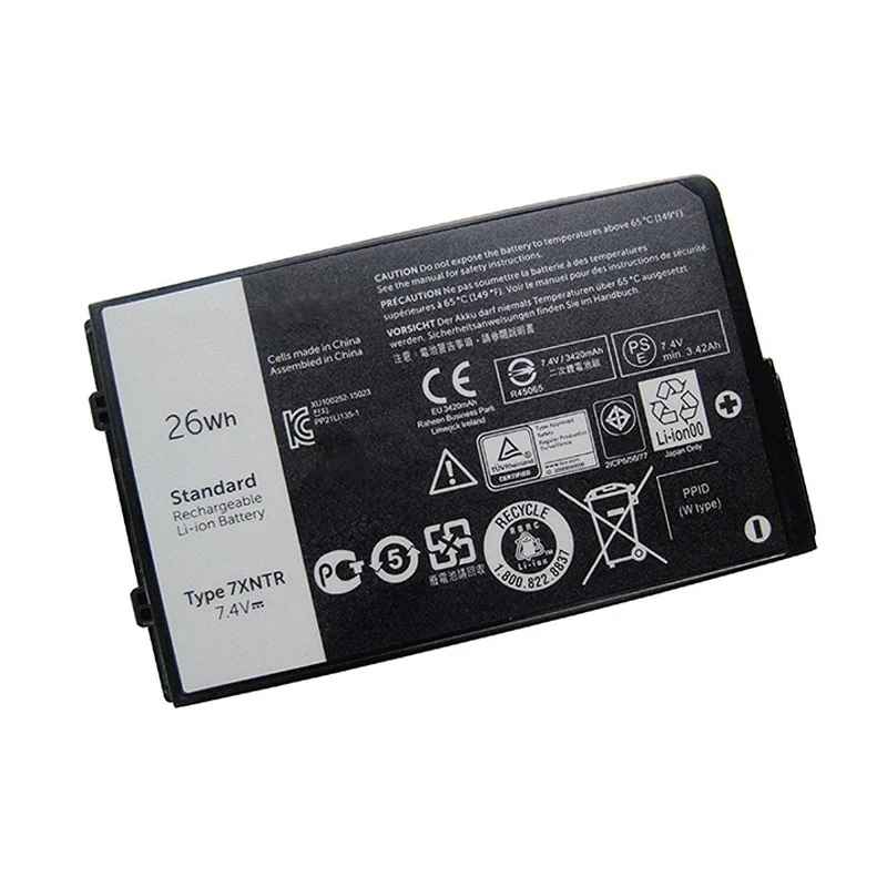 7xinbox 26Wh 3420mAh 7 4 V подлинный 7xntr FH8RW J7HTX Аккумулятор для ноутбука Dell Latitude 12 7202 Rugged Tablet |