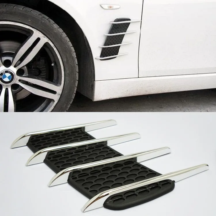 Universal Car modification car door exhaust shark gills design simulation air outlet stickers automotive supplies | Автомобили и