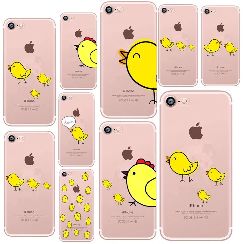 Милый чехол с мультяшками для iphone 6 6S Силиконовые тонкие парочка любовник телефон