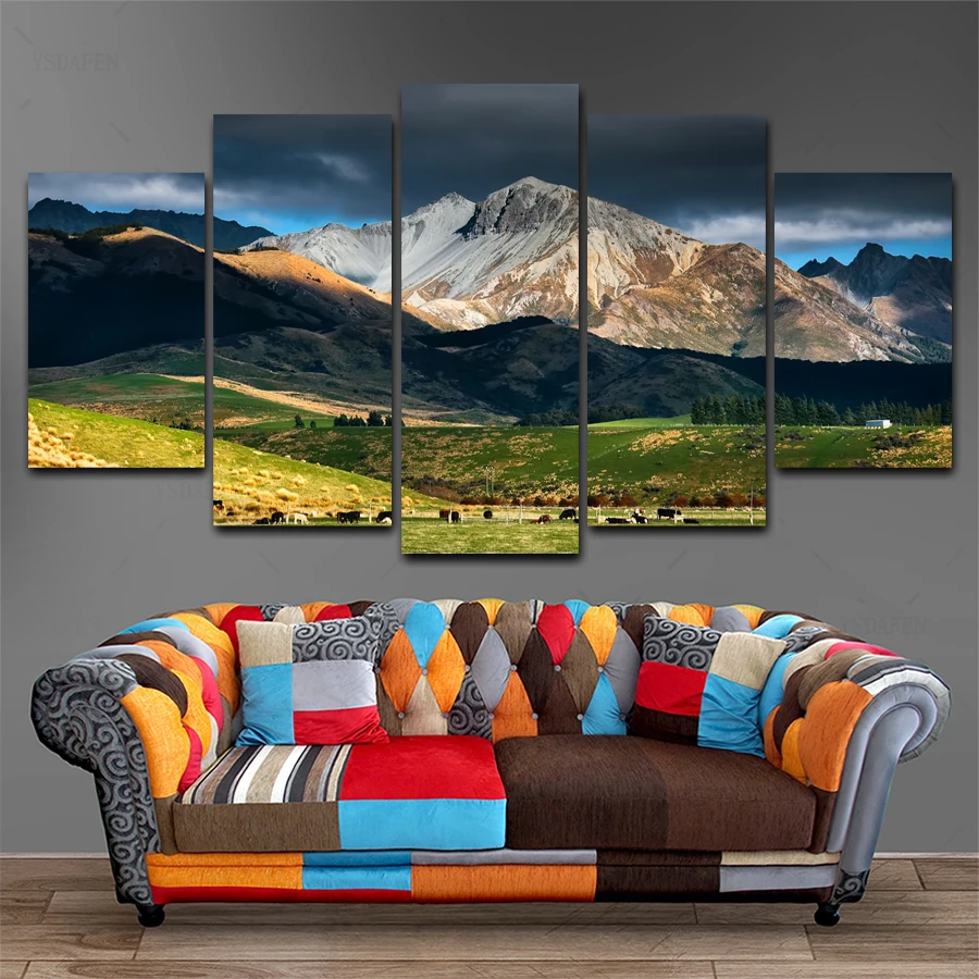 HD Печать olieverf модульная фотография Пейзаж Плакат добрый декор комнаты woondecorрация
