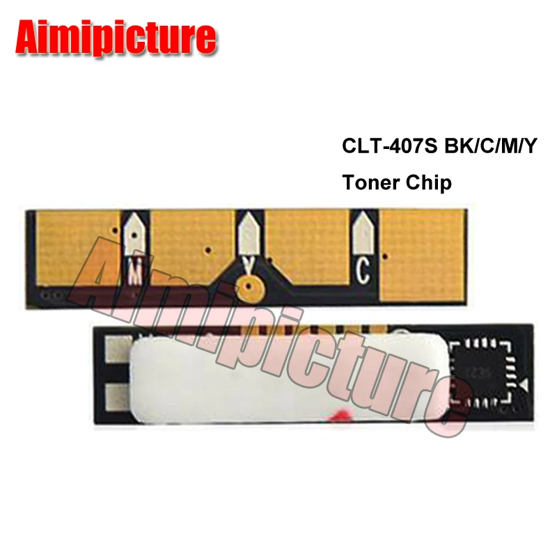 CLP320 CLP-320 407S CLT407S CLT-407S чип с тонером для Samsung прозрачный 320 325 clp320 clp325 CLX 3180 3185 clx3185 clx3180