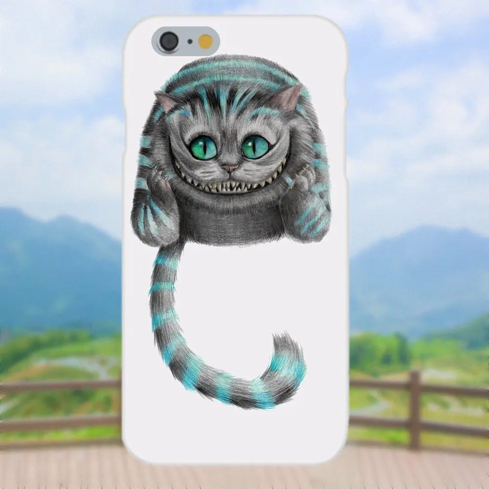 Кота из мультфильма Чеширского цитаты TPU Защитный чехол для samsung Galaxy Note 5 8 9 S3 S4 S5 S6