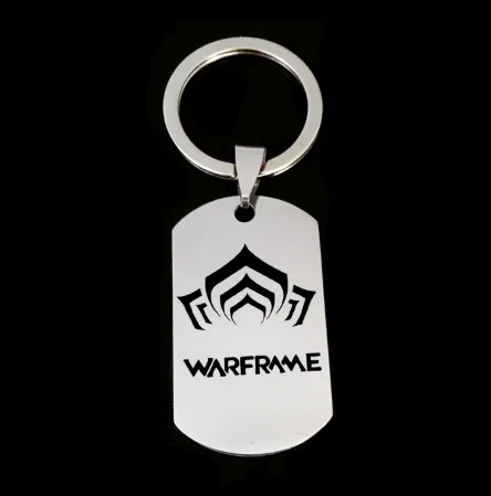 Подвеска Warframe кулон с биркой для собак из нержавеющей стали Ожерелье Длинные