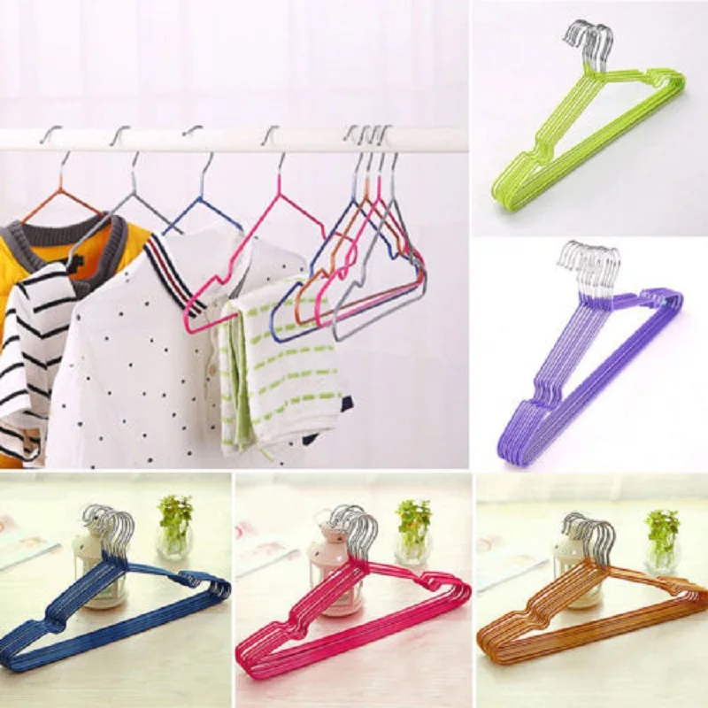 Новый сверхпрочный 10 шт Серебряный металлический провод пальто одежда рубашка