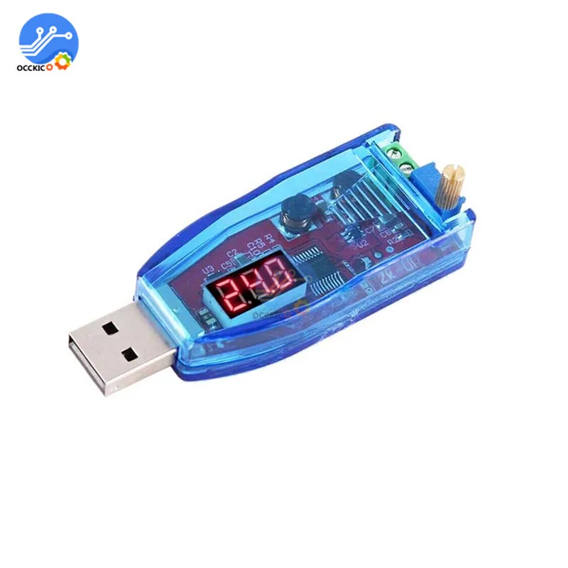 1 шт. Регулируемый USB модуль зарядного устройства от 5 В до 24 В|Зарядные устройства|