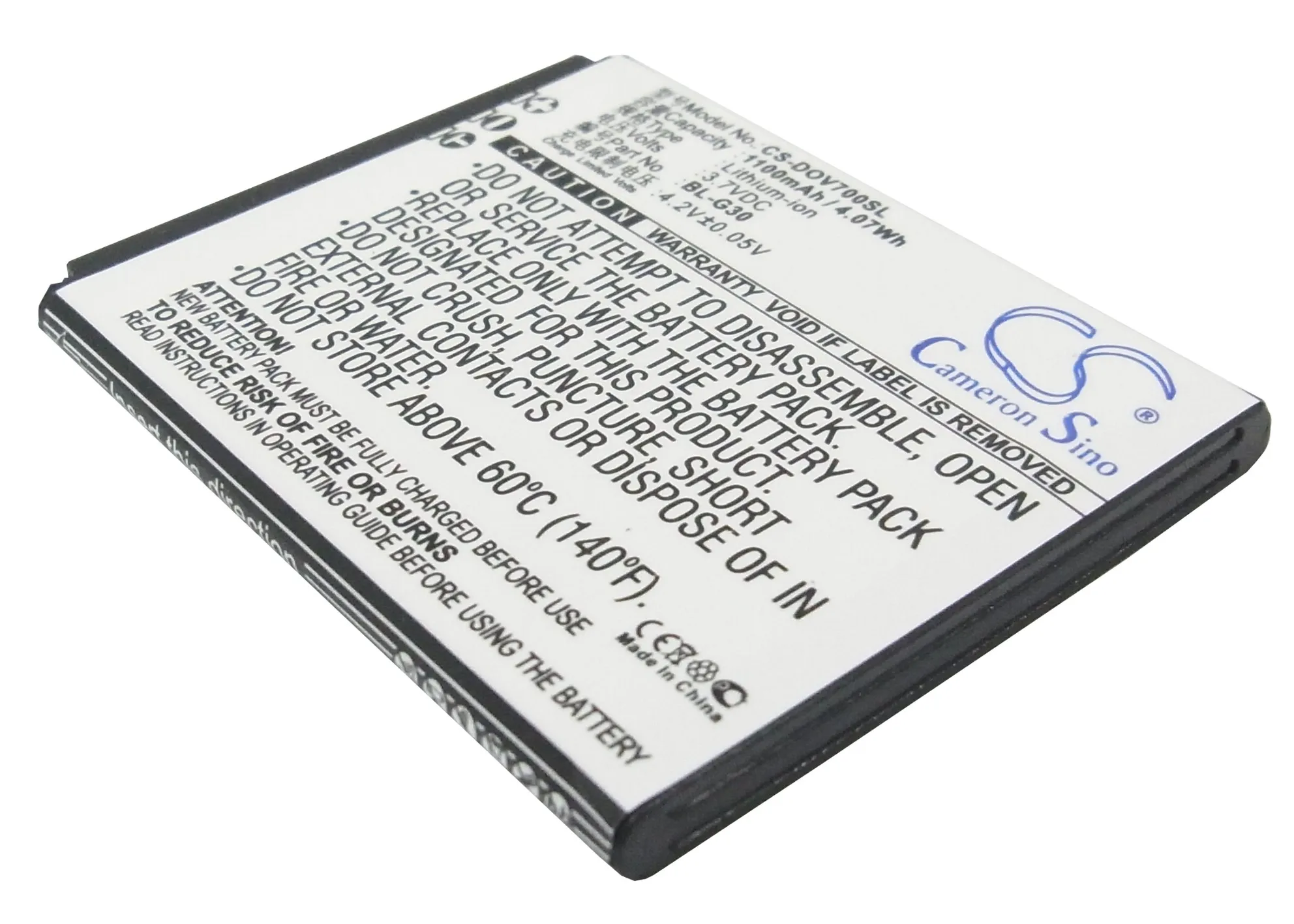 Аккумулятор Cameron Sino 1100 мАч для DOOV D7 IEva D7|cameron sino|battery forcameron sino battery |