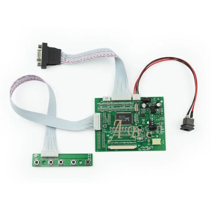 VGA AV 60P TTL RGB драйвер контроллер плата модуль монитор Комплект для Raspberry PI 3 6 2 &quot 10