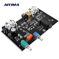 aiyima fiber optic usb decoder board dc 12v music decoding module diy for power audio amplifiers home theater sound system