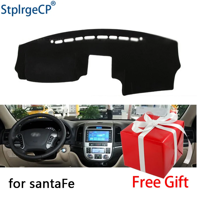 Коврик на приборную панель для Hyundai Santa Fe 2007 2011 2012 защитный коврик Накладка теней