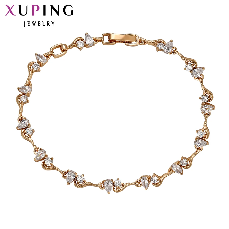 Мода Xuping Браслет Новое поступление элегантные Для женщин дружбы золото Цвет