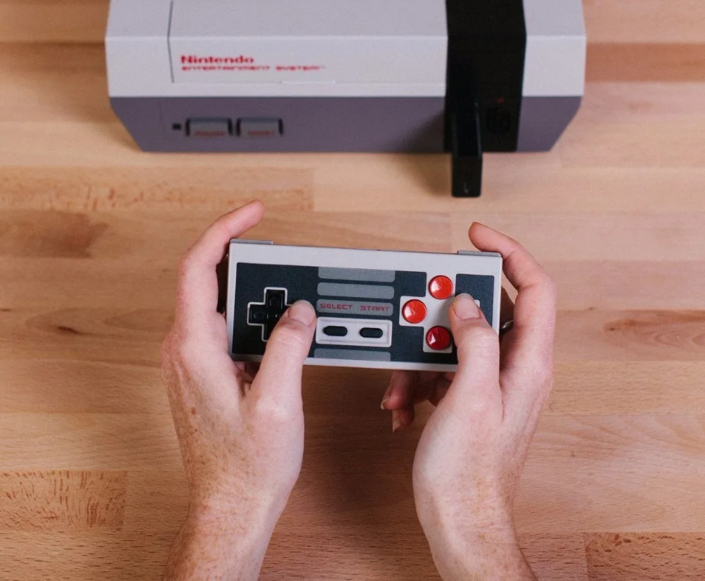 Ретро приемник 8bitdo для Mini NES Classic Edition (Bluetooth) адаптер с поддержкой PS4/PS3/Wii Mote геймпад