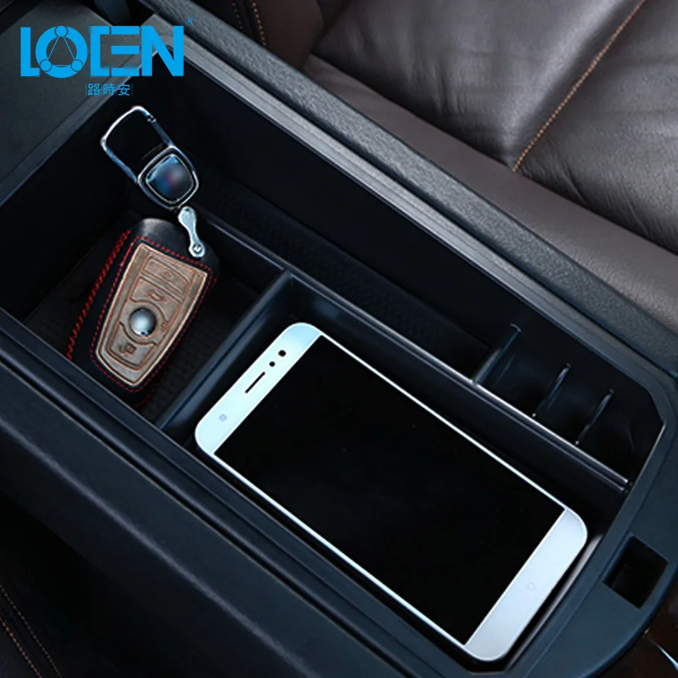LOEN HOT! Подлокотник для автомобильного сиденья черный контейнер хранения монет и