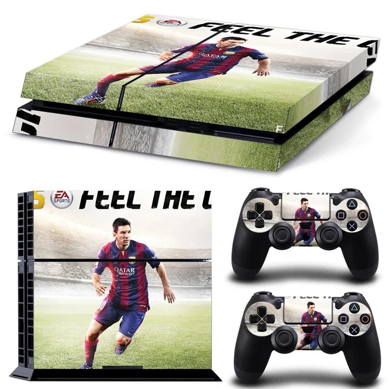 Мультяшные наклейки для PS4 Обложка консоли PlayStation 4 + 2 чехла контроллеров 200