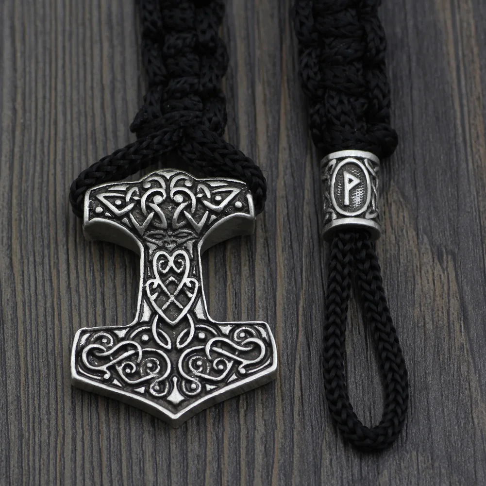 Youe Shone норвежский викинг Odin лицевой Молот Тора мьельнир амулеткельтский Руна