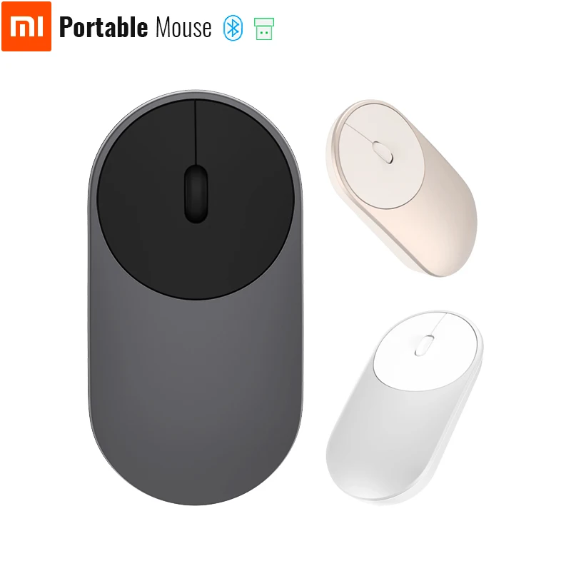 Оригинальная портативная Bluetooth мышь Xiaomi Двухрежимная 4 0 RF 2 ГГц 1200 точек/дюйм
