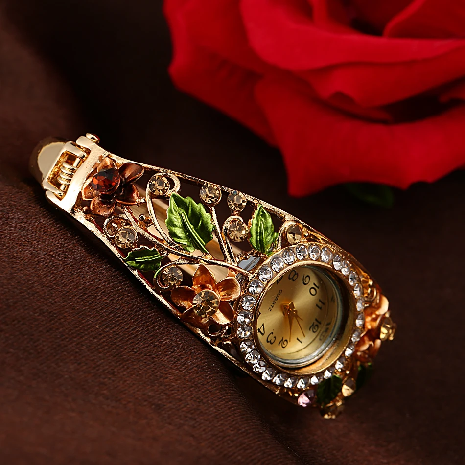 Часы наручные женские с цветным браслетом модные роскошные стразы часы-браслет |