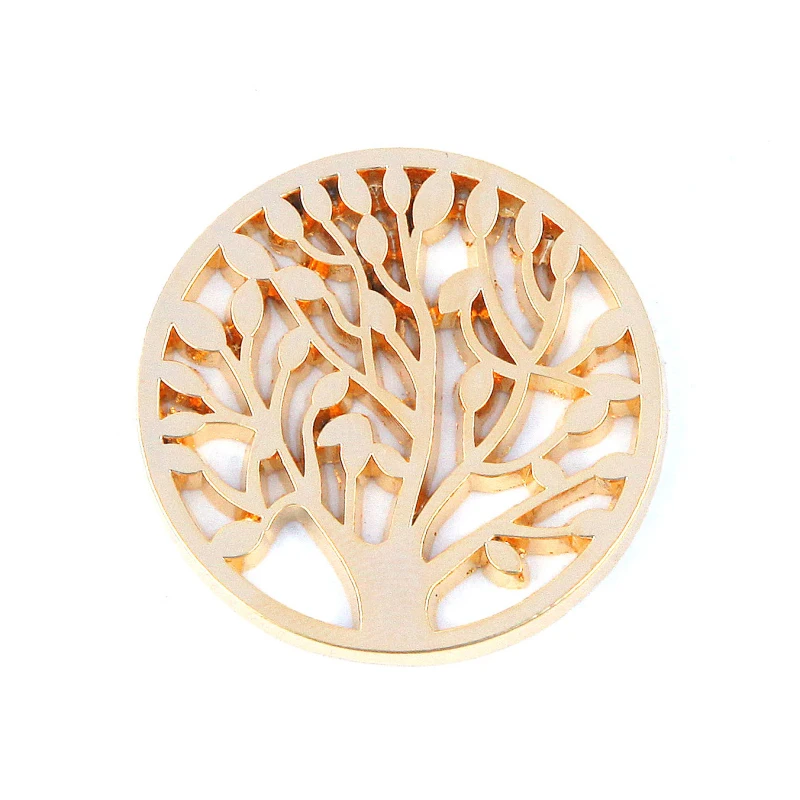 Vinnie дизайн ювелирных изделий чудесный медальон подвеска ожерелье с 33 мм деревом