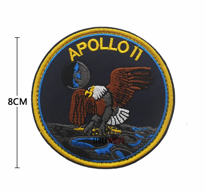 L Винтажные оригинальные APOLLO 11 VOYAGER, логотипы марок машин, BACK SPACE патч коллаж США "Аполлон" набор патчей 1, 7, 8, 9, 10, 11, 12, 13, 14, 15, 16, 17 - Цвет: L