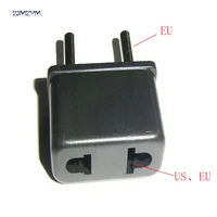 new real travel converter adapter us to eu changeover plug conversion 2 pin ac power adaptor connector