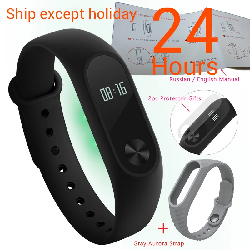 Mi band 2 n strap Xiaomi mi-браслет 2 смарт-браслет Bluetooth фитнес-браслет mi Band 2 OLED экран Сенсорная панель Пульс IP67 - Цвет: Mi band 2 n strap