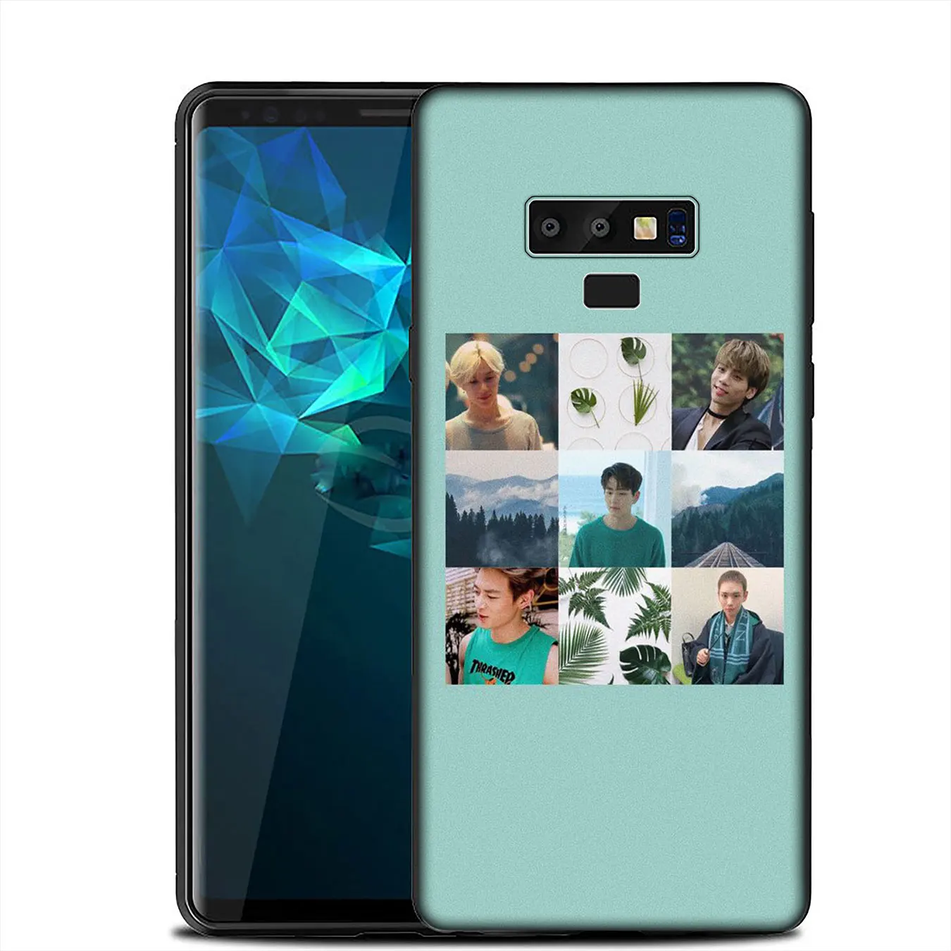 IYICAO SHINee KPOP Boy group Мягкий силиконовый чехол для Samsung Galaxy A6 A9 A8 A7 2018 A3 A5 2016 2017 Note 9 8 10 Plus
