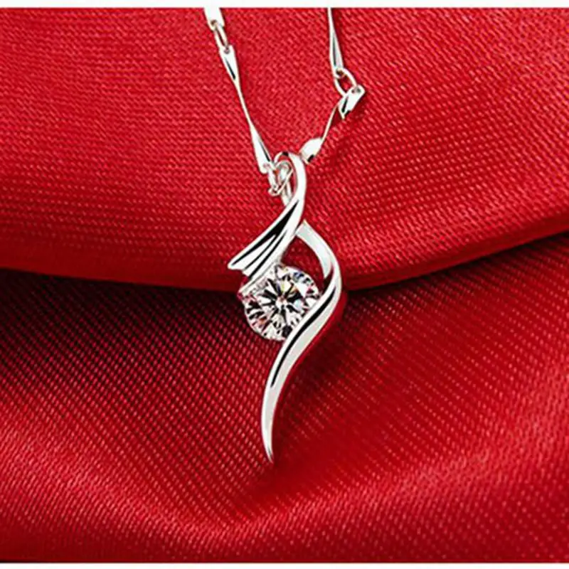 Ожерелье с подвеской из серебра 100% пробы серебро 925 | Украшения и аксессуары