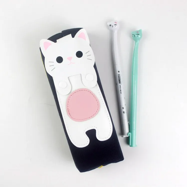 Карандаш Чехол Kawaii кошки канцелярские принадлежности для школьных поставка