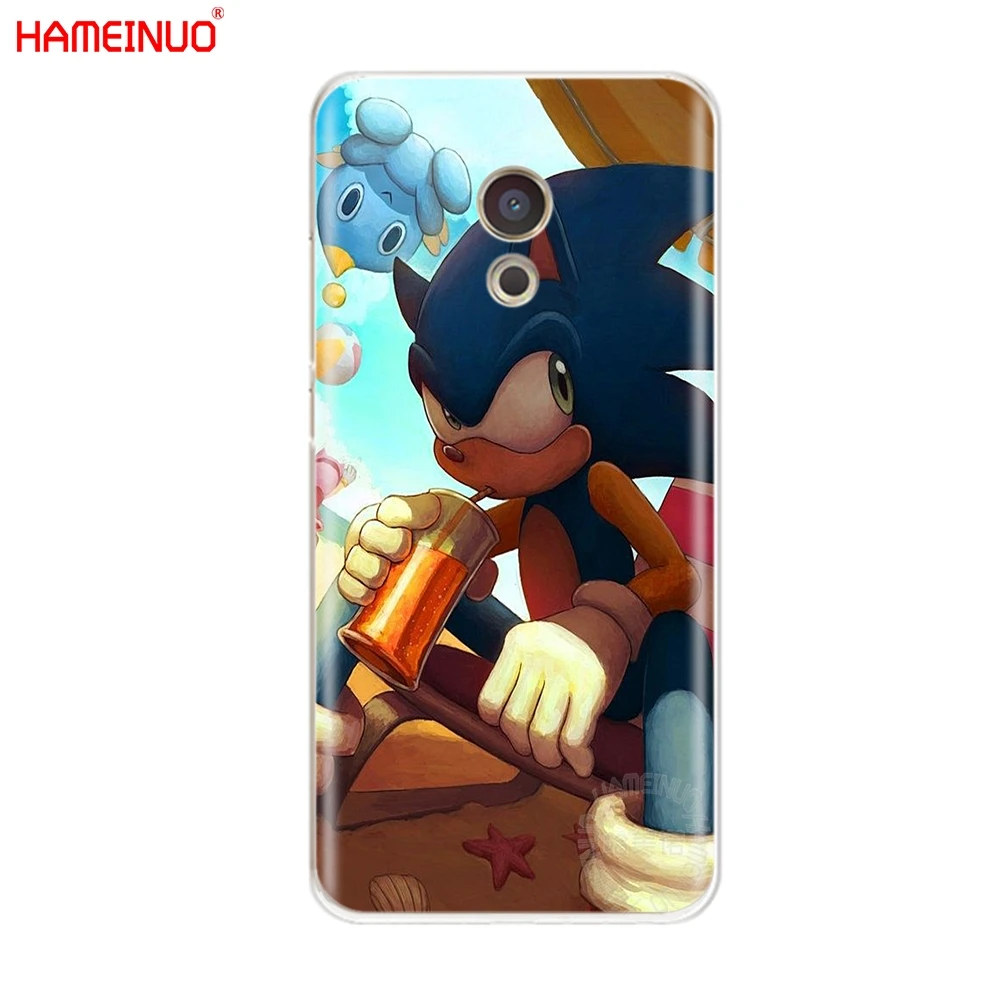 HAMEINUO с Ёжиком Соником; крышка чехол для телефона для Meizu M6 M5 M5S M2 M3 M3S MX4 MX5 MX6 PRO 6 5 U10 U20 note plus - Цвет: 60387