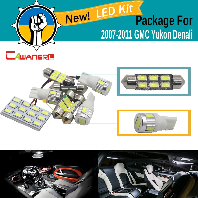 Cawanerl Автомобильная Карта Купол багажник номерной знак свет Интерьер 5630 SMD