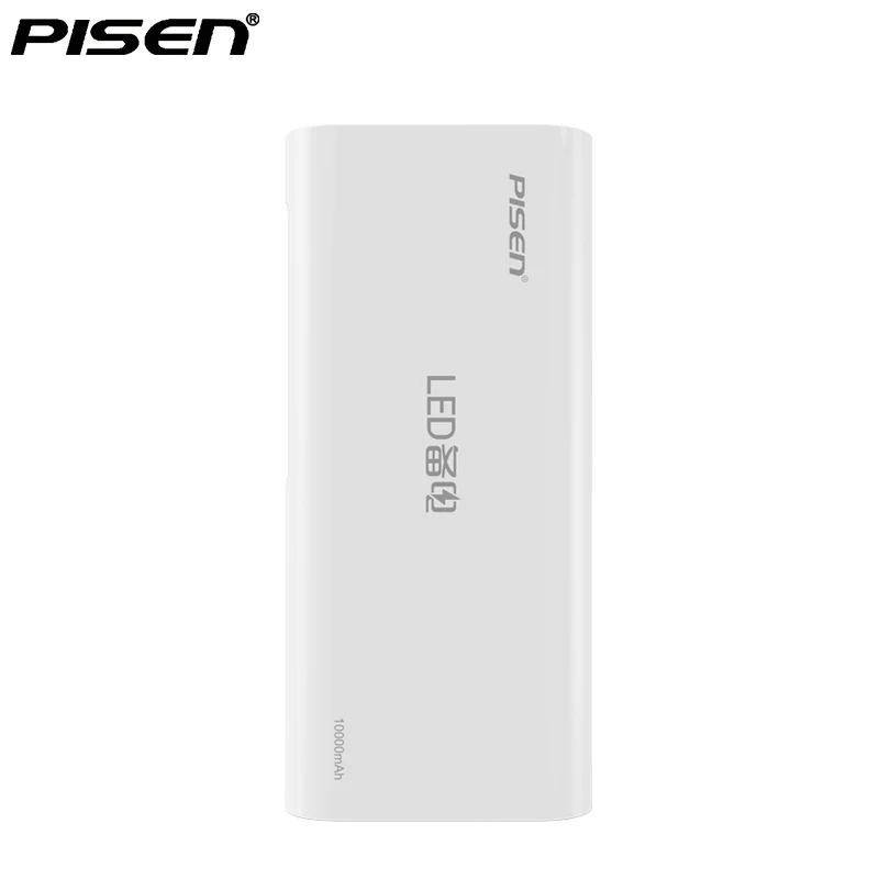 Pisen Power Bank 10000 мАч Со СВЕТОДИОДНЫМ Дисплеем Портативное Зарядное Устройство