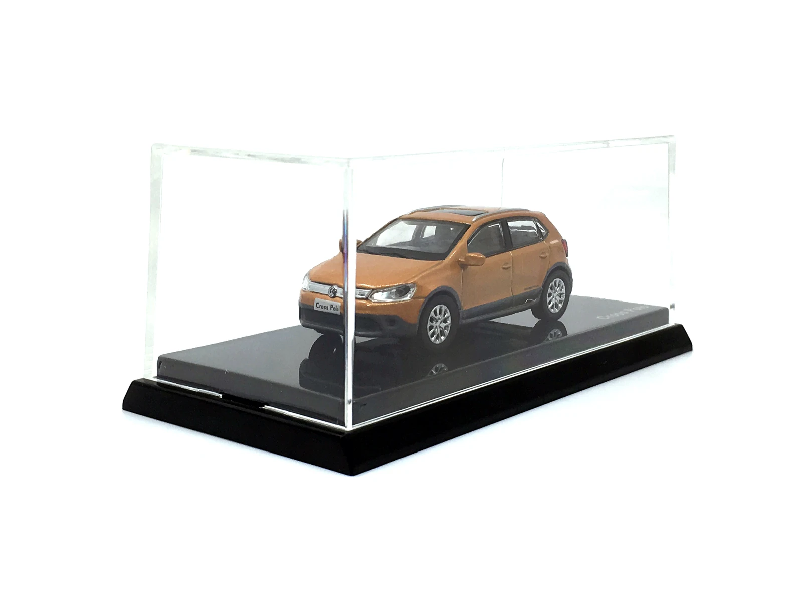 Модель Paudi 1: 64 1/64 Volkswagen New Cross Polo 2012 оранжевый литой под давлением игрушечный автомобиль авторизованный детские игрушки