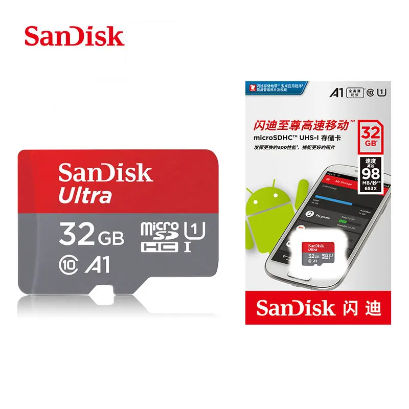 Оригинальный sandisk оптовая карты памяти 16 ГБ 32 64 128 microSD флэш карт уш 1 Dropshipping SDHC SDXC TF