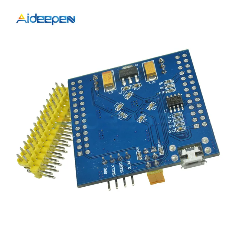 Мини STM32F103RBT6 ARM STM32 Системы модуль макетной платы Cortex-m3 IIC EEPROM РТК с украшением в виде кристаллов SDIO держатель для карт светодиодный MC-30" сделай сам"