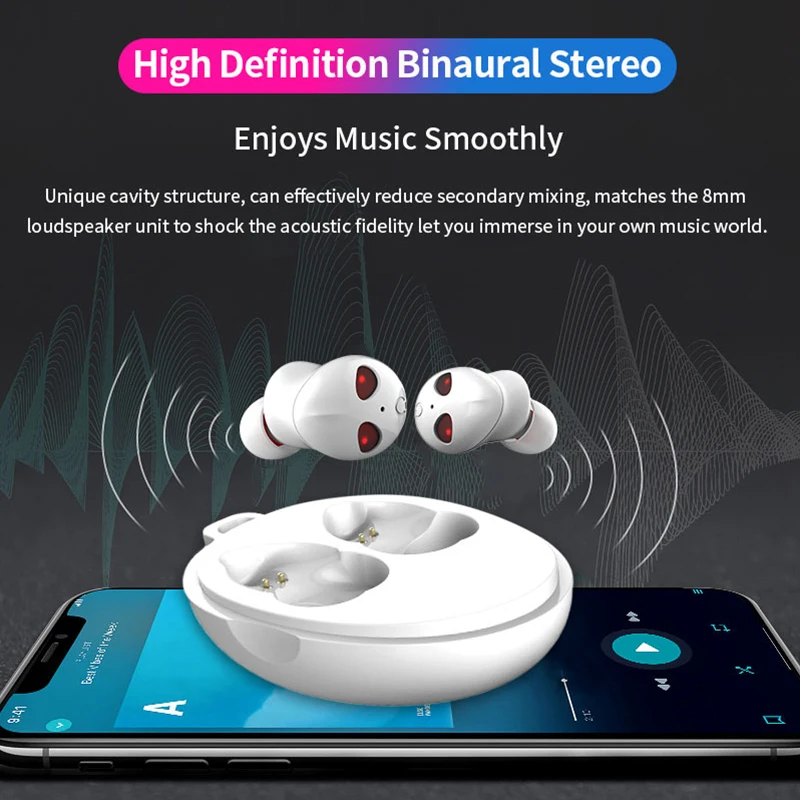 OwnFone 2019 Новая беспроводная bluetooth гарнитура Tws шумоподавление Bluetooth 5 0 In ear Hifi Alien