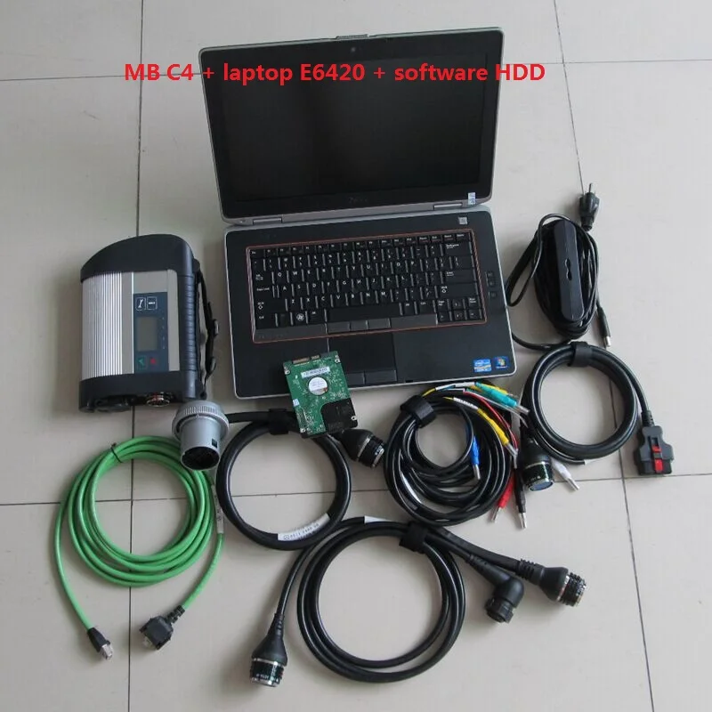 

car repair Star Diagnosis MB C4 Compact tester scanner C4 laptop software 500G HDD D/TS V/ediamo 2022.03version auto scanner