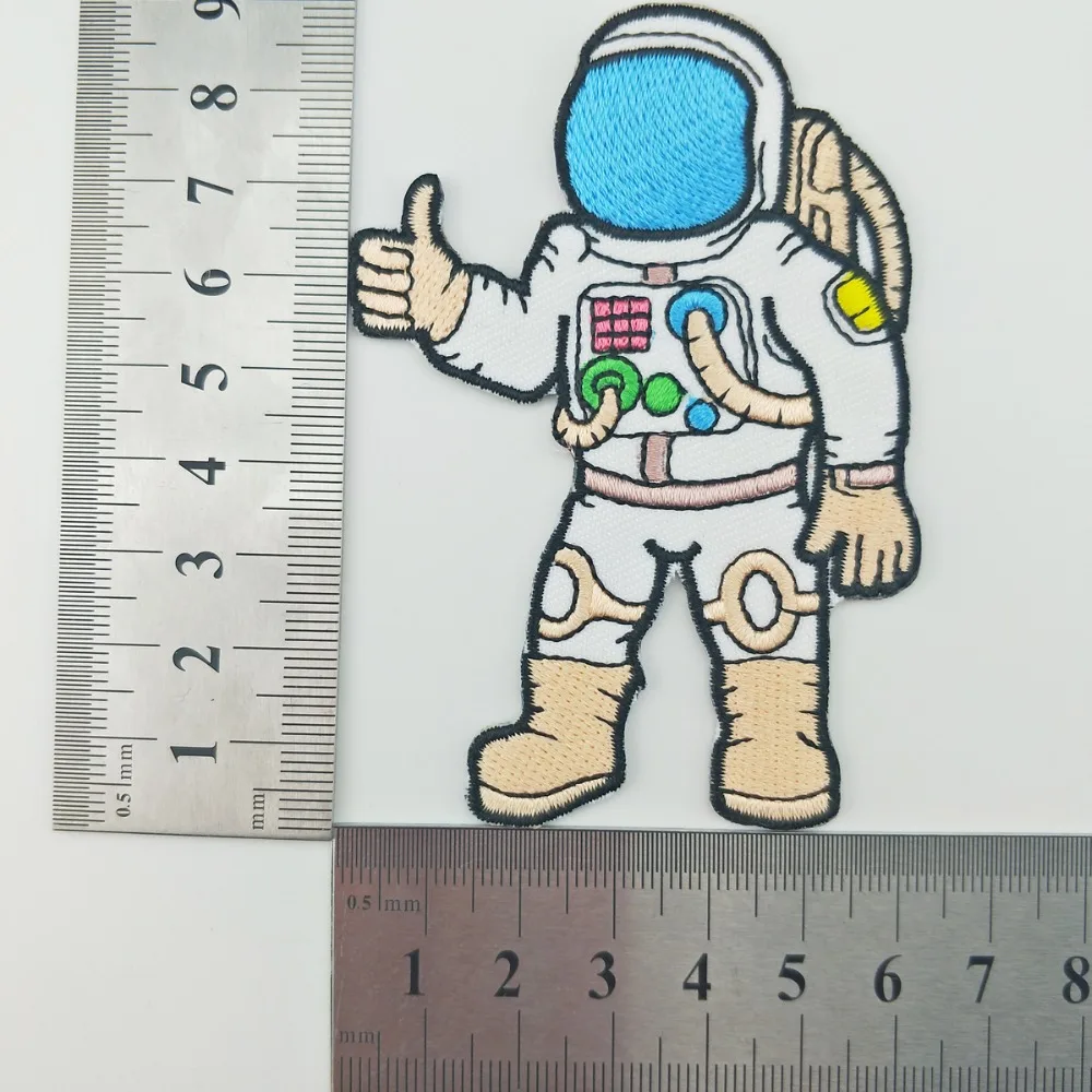 SPACE EXPLORER embroidery patches custom DIY your own design badges chest size clothing kids for jacket mini decoration | Дом и сад