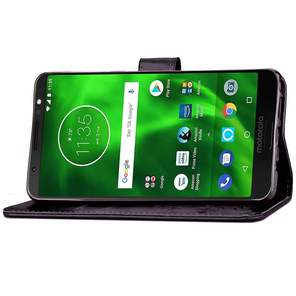 Кожаный чехол-книжка с бумажником чехол-подставка для Motorola Moto M XT1662 X4 X стильный