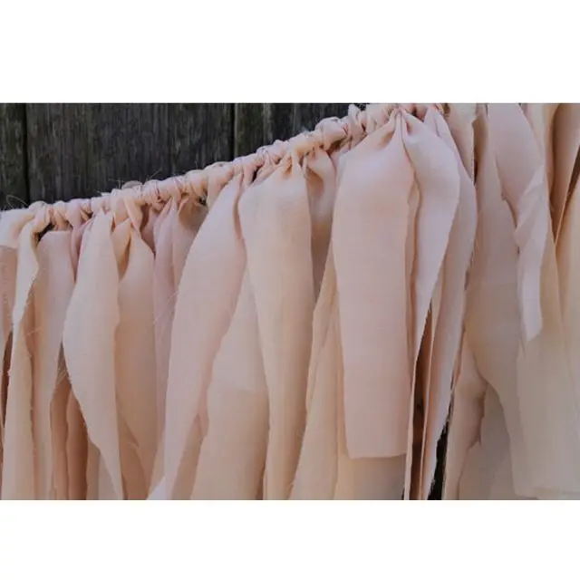 Новинка тряпичный галстук бледно-розовые шифоновые баннеры декор для свадебной