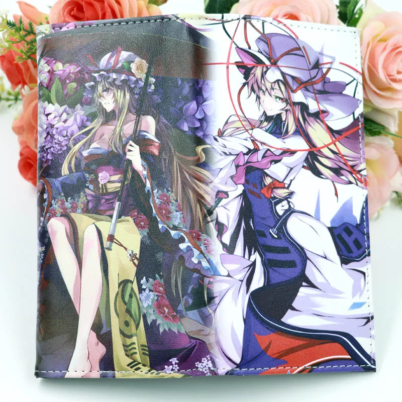 Touhou Project-2 Длинный клатч с зажимом для денег в стиле аниме «кинтуплеты», Touhou Project - Цвет: Touhou Project-2