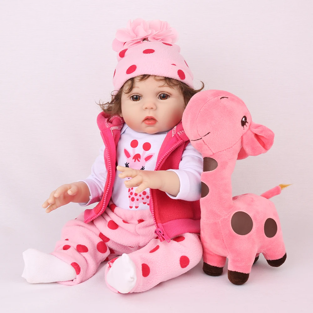 Мягкие силиконовые куклы Reborn Baby, 18 дюймов, 48 см, Bebe Reborn, реалистичные куклы Boneca, реалистичные, живые, для девочек, Menina, игрушки для детей, подарок на день рождения