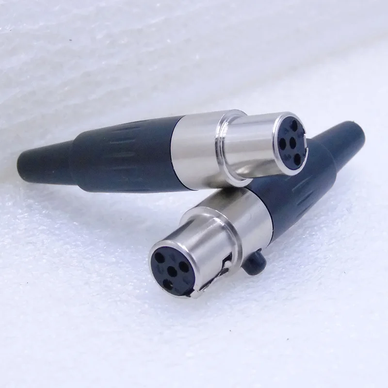 Высококачественный 5-шт./лот mini xlr 4-контактный разъем аудиомикрофона TA4F Mini XLR со