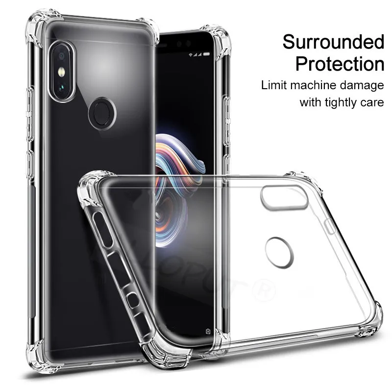 2019 Airbag противоударный чехол для Redmi 7 Note 5 чехлы мягкая ТПУ задняя redmi note pro