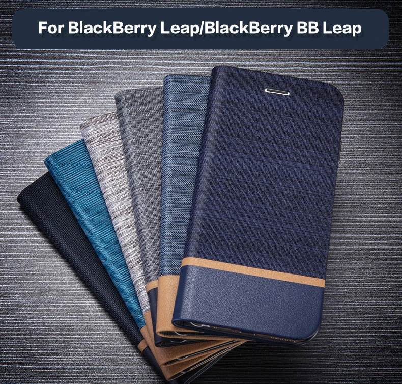 Деловой чехол из искусственной кожи для BlackBerry Leap флип BB слот карт книги мягкий